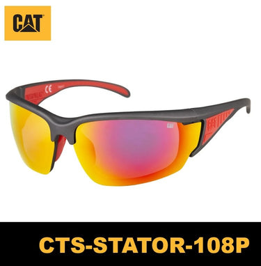 Lentes De Sol Cat CTS-STATOR-108P Lunas Rojo Polarizadas - KATZER